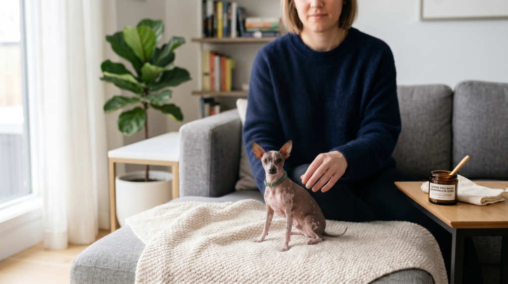 Chinese_Crested_dog_sitting_home