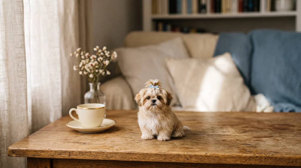 Shih_Tzu_sitting_on_surface