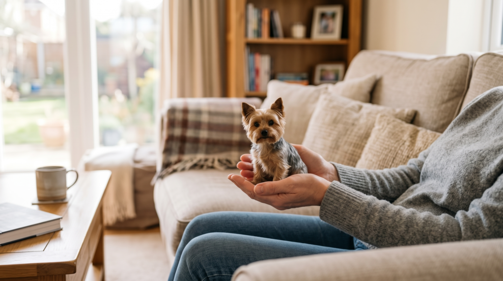 
Yorkshire_Terrier_relaxing_on_lap