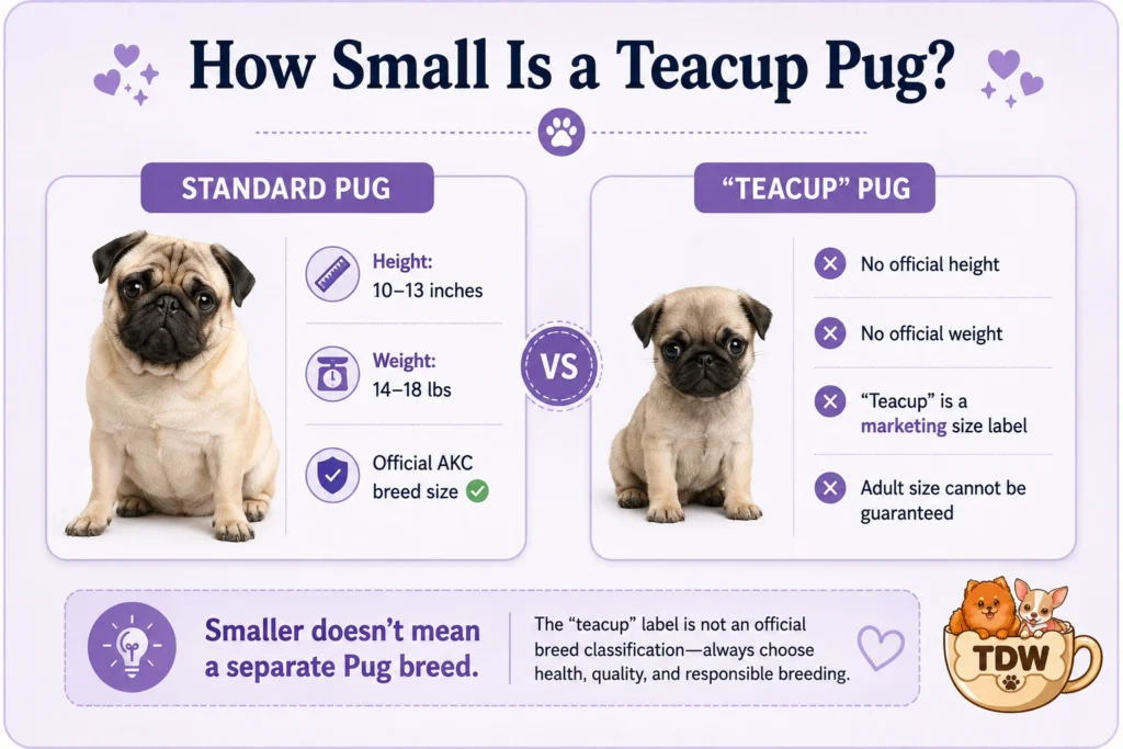 pug teacup dog